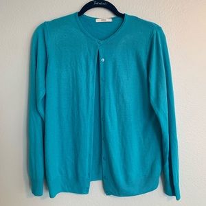 Marks & Spencer teal sweater